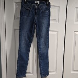 PAIGE Blue Skyline Ankle Peg Jeans